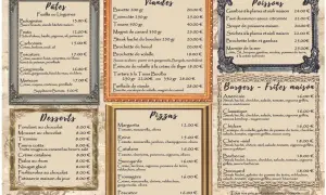 Le menu de chez ta mère propose des pâtes, viandes, poissons, burgers et desserts. Des plats savoureux pour tous les goûts.